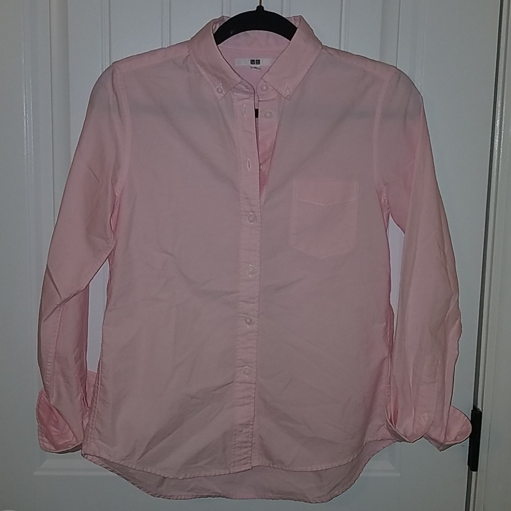 Uniqlo Pink Button down Shirt
